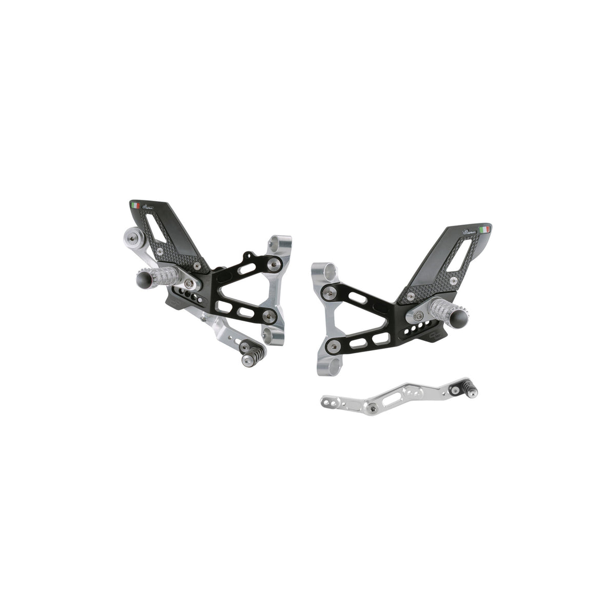 LighTech Adjustable Rear Sets With Fold Up Footpeg for BMW M 1000 RR 2021–2026 / BMW S 1000 RR 2019–2026