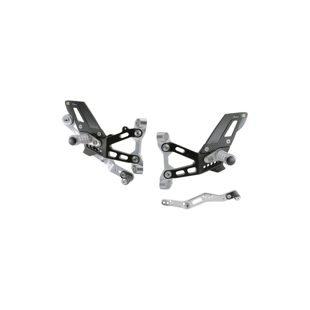 LighTech Adjustable Rear Sets With Fixed Footpeg for BMW M 1000 RR 2021–2026 / BMW S 1000 RR 2019–2026