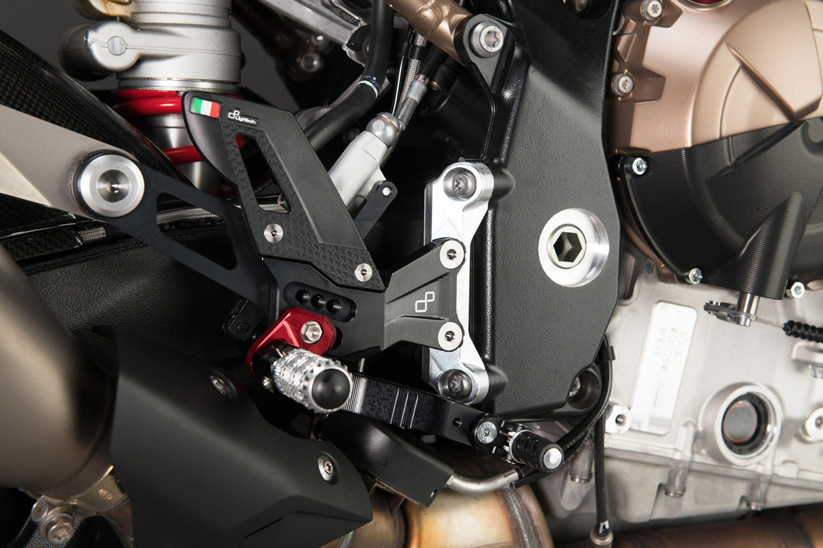 LighTech R Version Rear Sets for BMW M 1000 R 2022–2026 / BMW S 1000 R 2021–2026