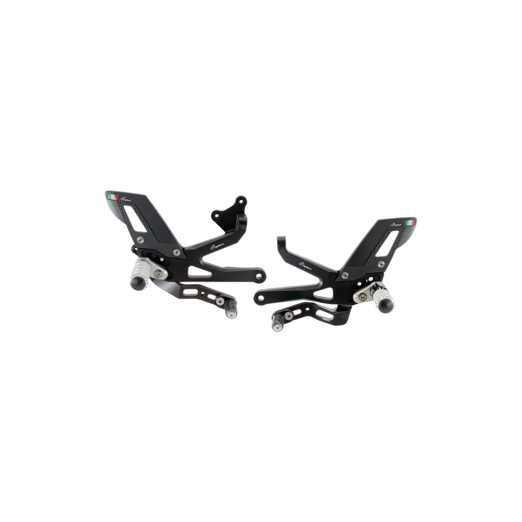 LighTech Adjustable Rear Sets With Fixed Foot Pegs for Ducati Multiple Models