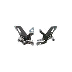 LighTech Adjustable Rear Sets With Fixed Foot Pegs for Ducati Multiple Models