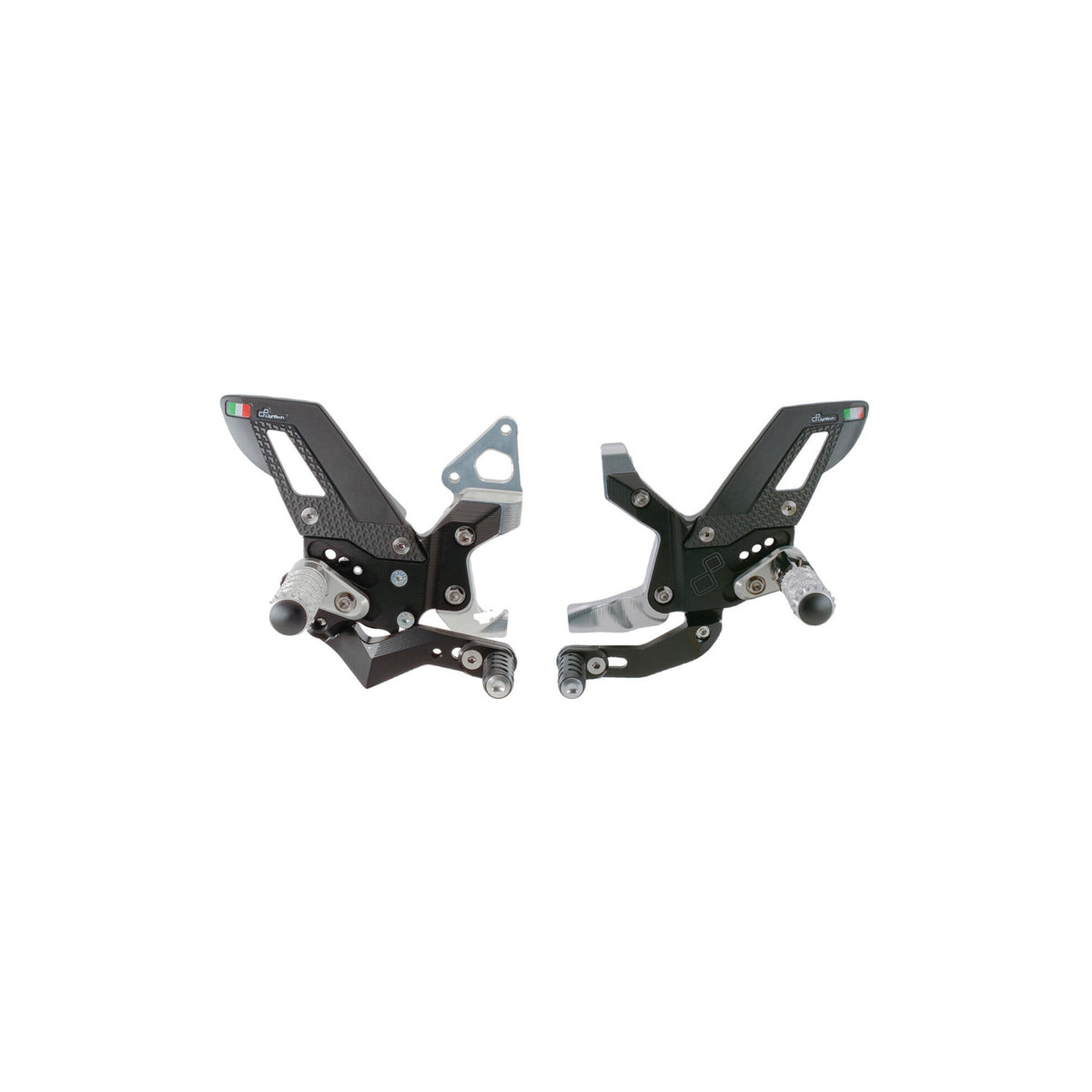 LighTech Adjustable Rear Sets With Fold Up Foot Pegs for Ducati Multiple Models