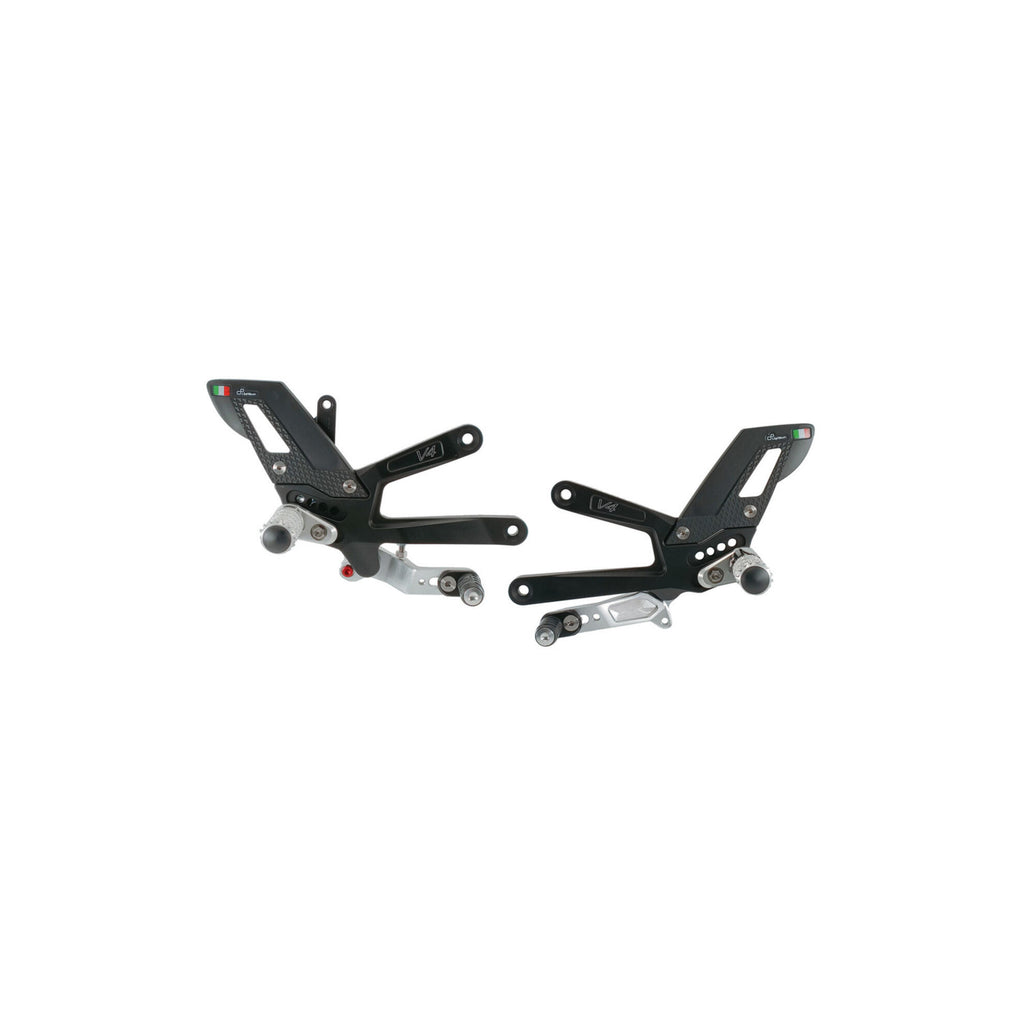 LighTech Adjustable Rear Sets With Fold Up Foot Pegs for Ducati Multiple Models