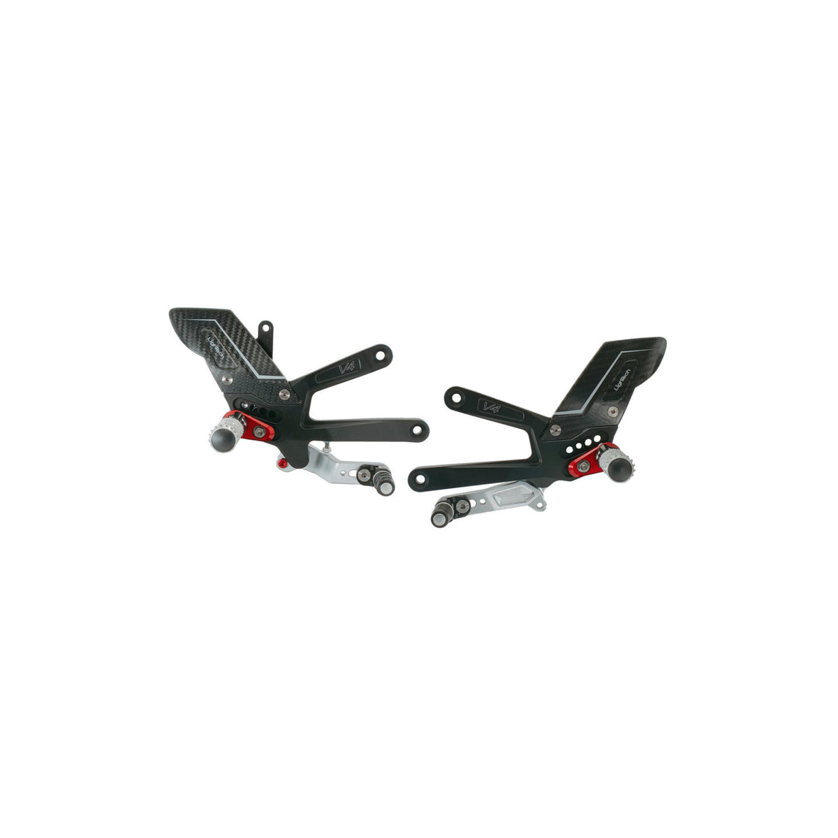 LighTech R Version Rear Sets for Ducati Multiple Models
