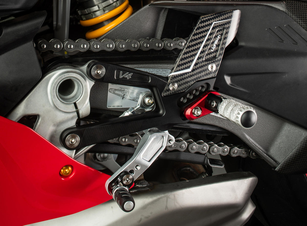 LighTech Adjustable Rear Sets With Fixed Foot Pegs for Ducati Multiple Models