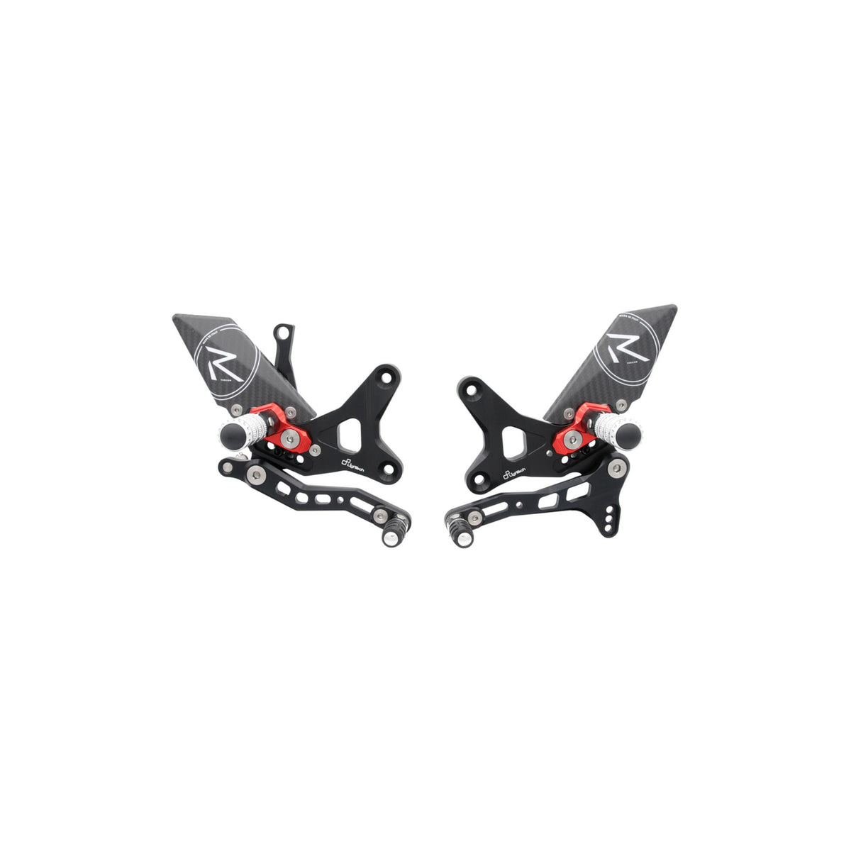 LighTech R Version Rear Sets for Kawasaki ZX10R 2011–2015