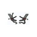 LighTech Ajustable Rear Sets - "R" Version,Standard Shifting for Kawasaki ZX10R 2021–2026