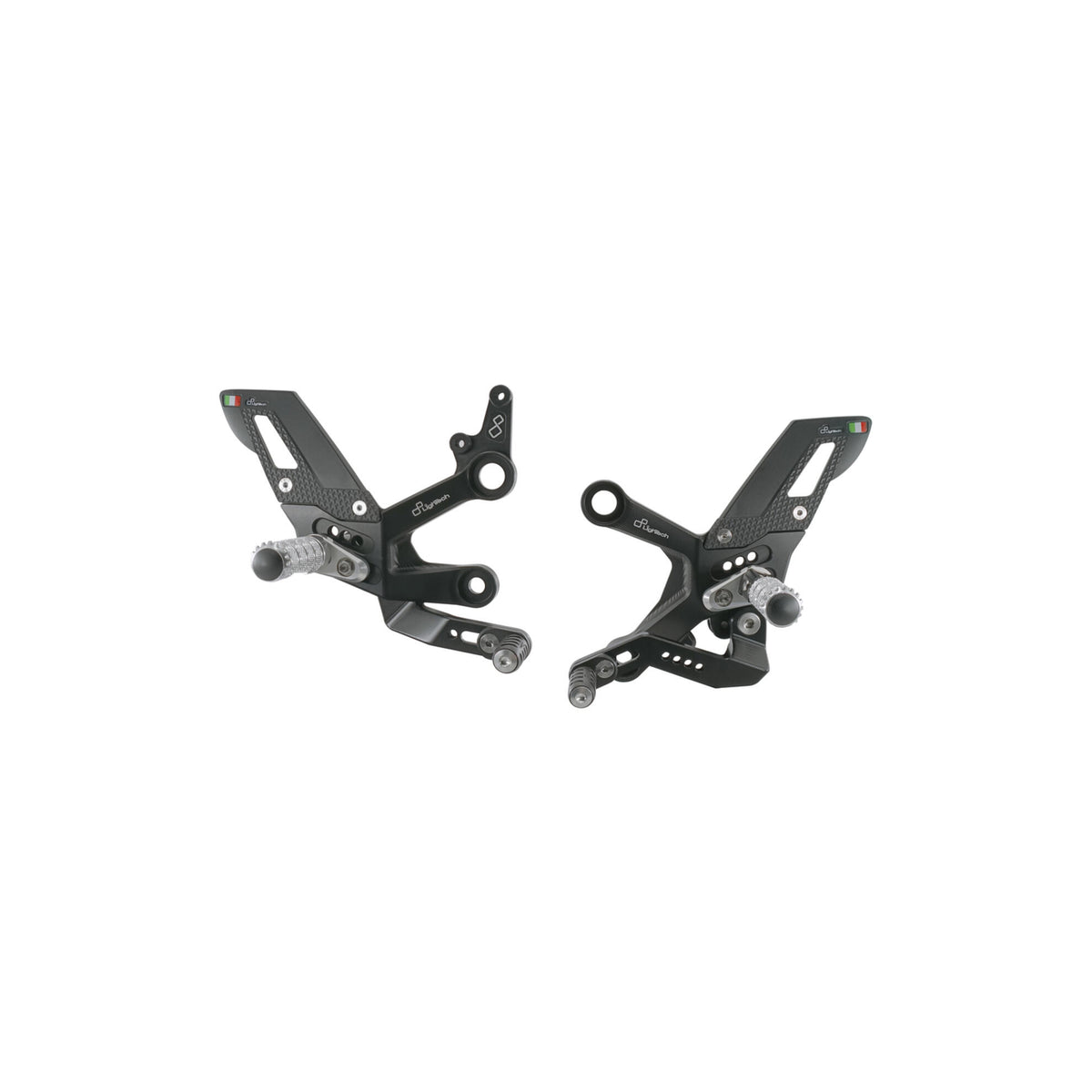 LighTech Adjustable Rear Sets With Fixed Foot Pegs for KTM Multiple Models
