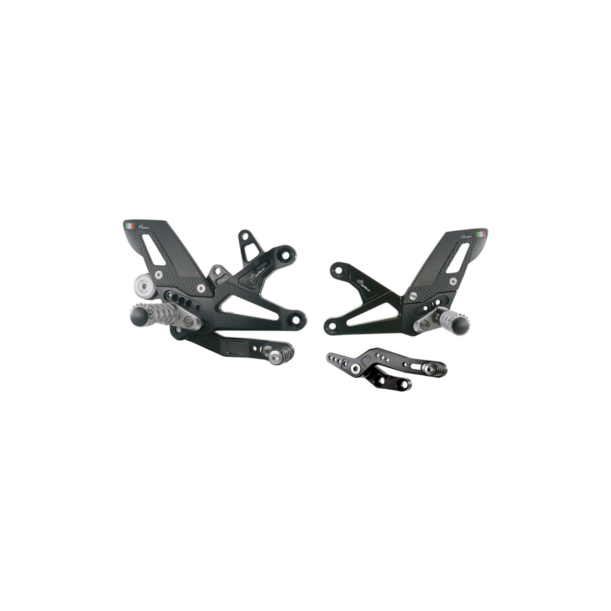 LighTech Adjustable Rear Sets With Fold Up Foot Pegs for Triumph Multiple Models
