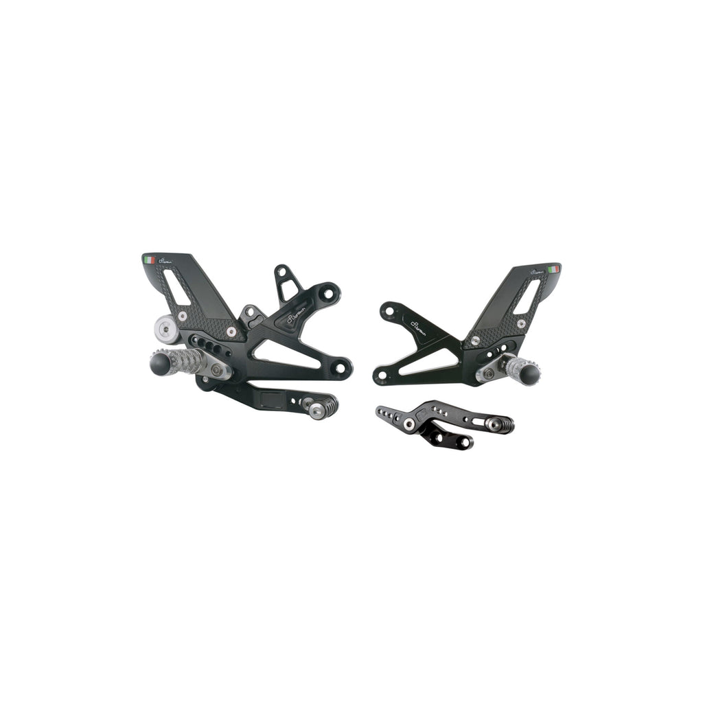LighTech Adjustable Rear Sets With Fixed Foot Pegs for Triumph Multiple Models