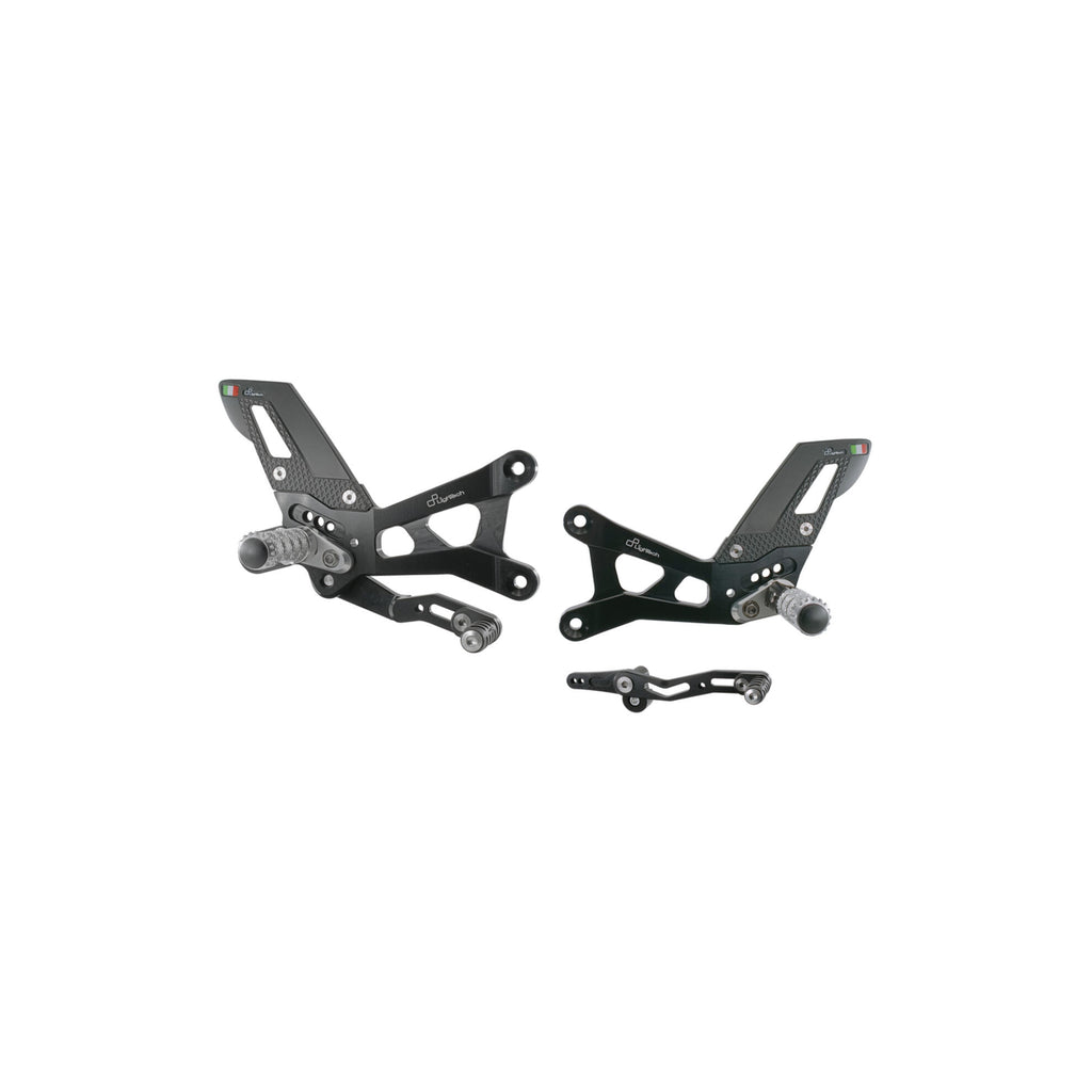 LighTech Adjustable Rear Sets With Fold Up Foot Pegs for Yamaha R6 2017–2025