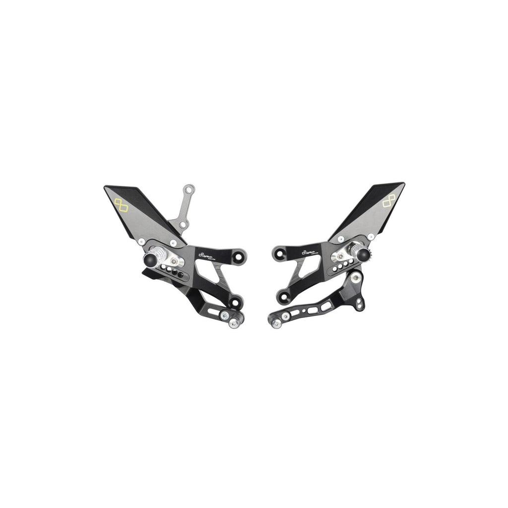 LighTech Adjustable Rear Sets With Fold Up Foot Pegs for Yamaha R3 2015–2026
