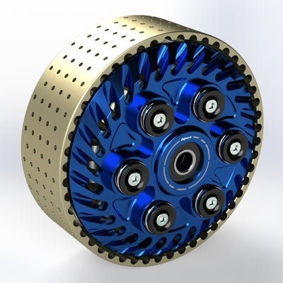 Slipper clutch adjustable with 48 teeth basket - KBIKE