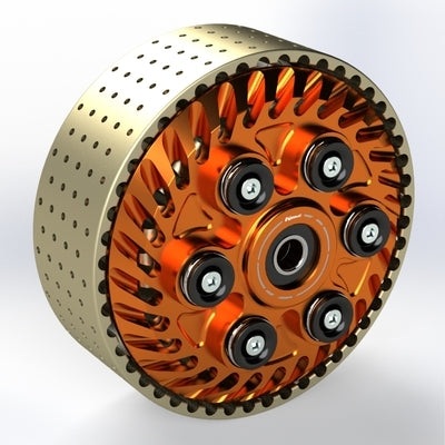 Slipper clutch adjustable with 48 teeth basket - KBIKE