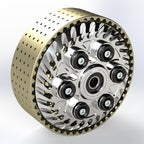 Slipper clutch adjustable with 48 teeth basket - KBIKE