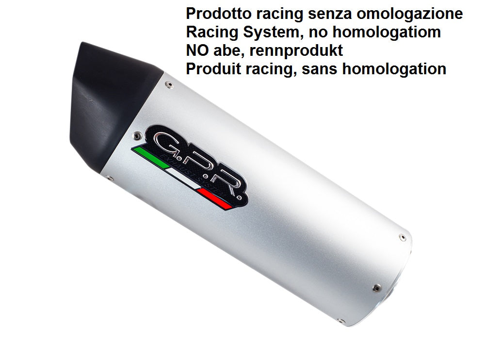 GPR exhaust Tuning TUNING 1980-2021, Furore alluminio, Universal racing silencer, without link pipe - GPR Exhausts