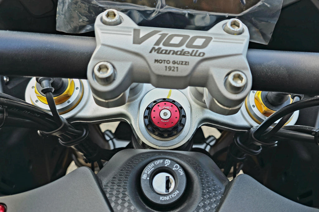 CNC Racing Steering Stem Top Plate Nut for Moto Guzzi - CNC Racing image 3