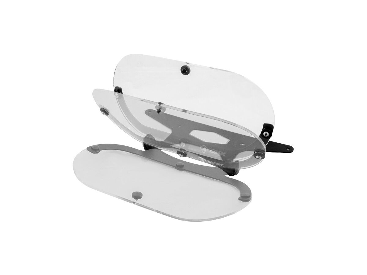 DBK Desertx Folding Plexi Headlight Protection