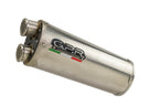 GPR exhaust Cf Moto 800 Mt Touring/Explorer 2021-2024, Dual Titanium, Homologated legal slip-on exhaust including removable db killer and link pipe - GPR Exhausts