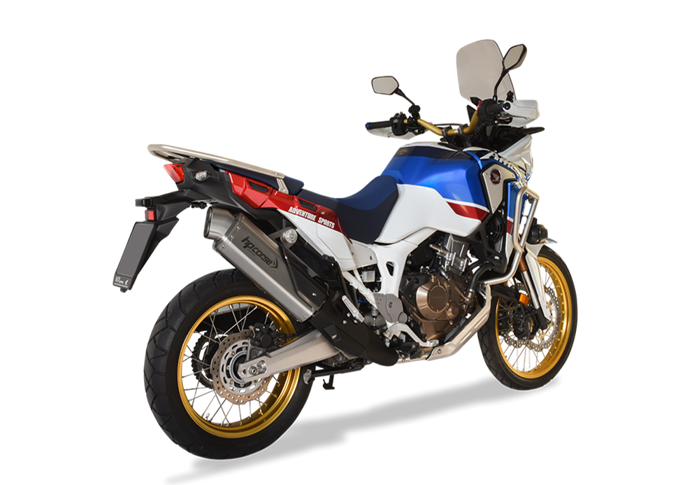 HP Corse 4-Track R Titanium Exhaust for Honda Africa Twin CRF 1000 2016-2019 - HP Corse