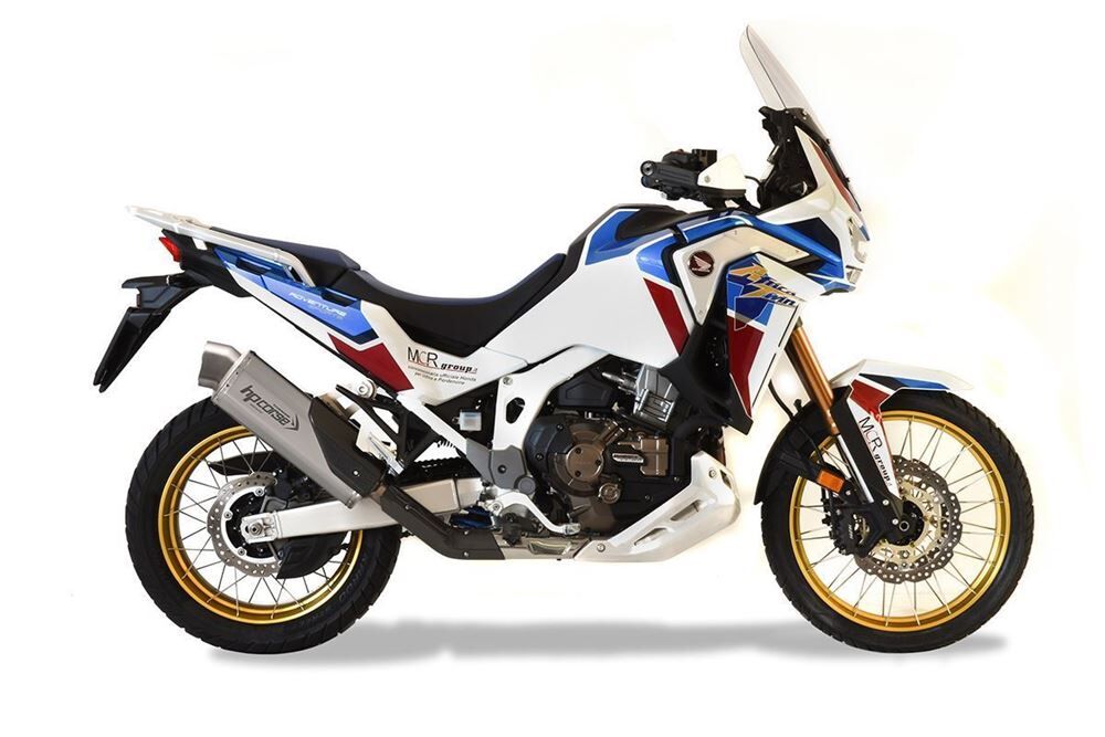 HP Corse 4-Track R Titanium Exhaust for Honda Africa Twin CRF 1100 2020-2024 - HP Corse