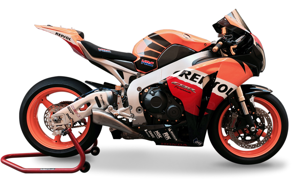 HP Corse Hydroform Satin Exhaust for Honda CBR 1000RR 2008-2013 - HP Corse