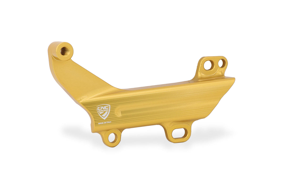 CNC Racing Brake Lines Cover with Fluid Reservoir Bracket for Ducati