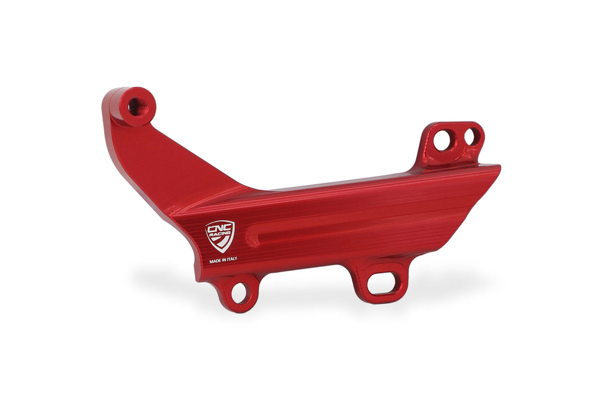 CNC Racing Brake Lines Cover with Fluid Reservoir Bracket for Ducati