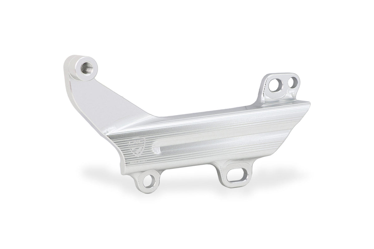 CNC Racing Brake Lines Cover with Fluid Reservoir Bracket for Ducati