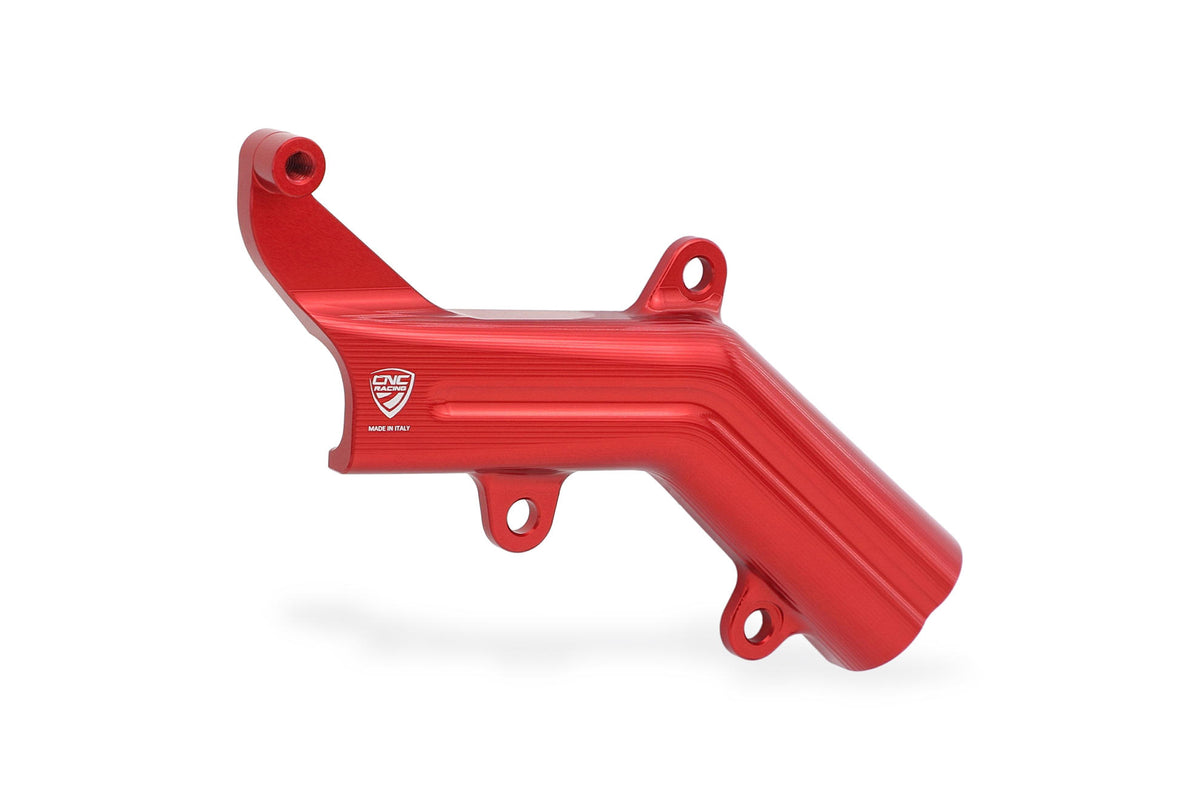 CNC Racing Brake Lines Cover with Fluid Reservoir Bracket for Ducati