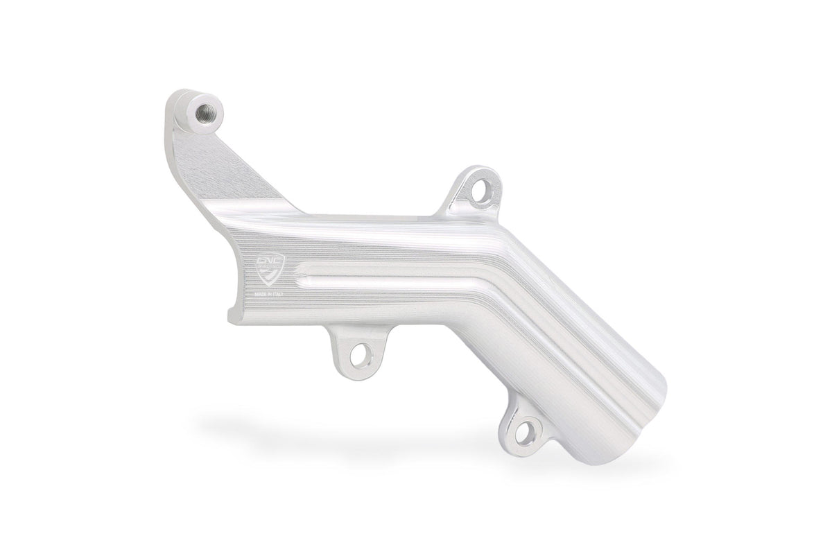CNC Racing Brake Lines Cover with Fluid Reservoir Bracket for Ducati