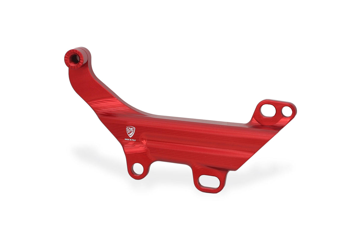 CNC Racing Brake Lines Cover with Fluid Reservoir Bracket for Ducati