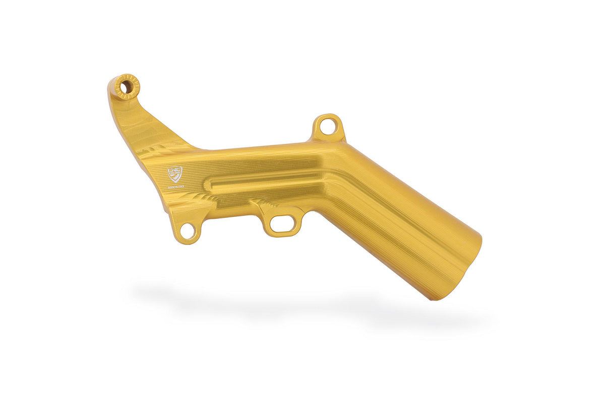 CNC Racing Brake Lines Cover with Fluid Reservoir Bracket for Ducati