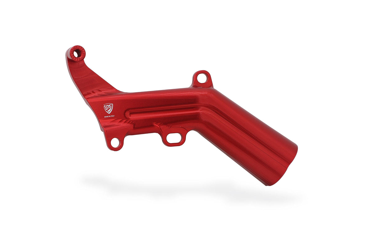 CNC Racing Brake Lines Cover with Fluid Reservoir Bracket for Ducati