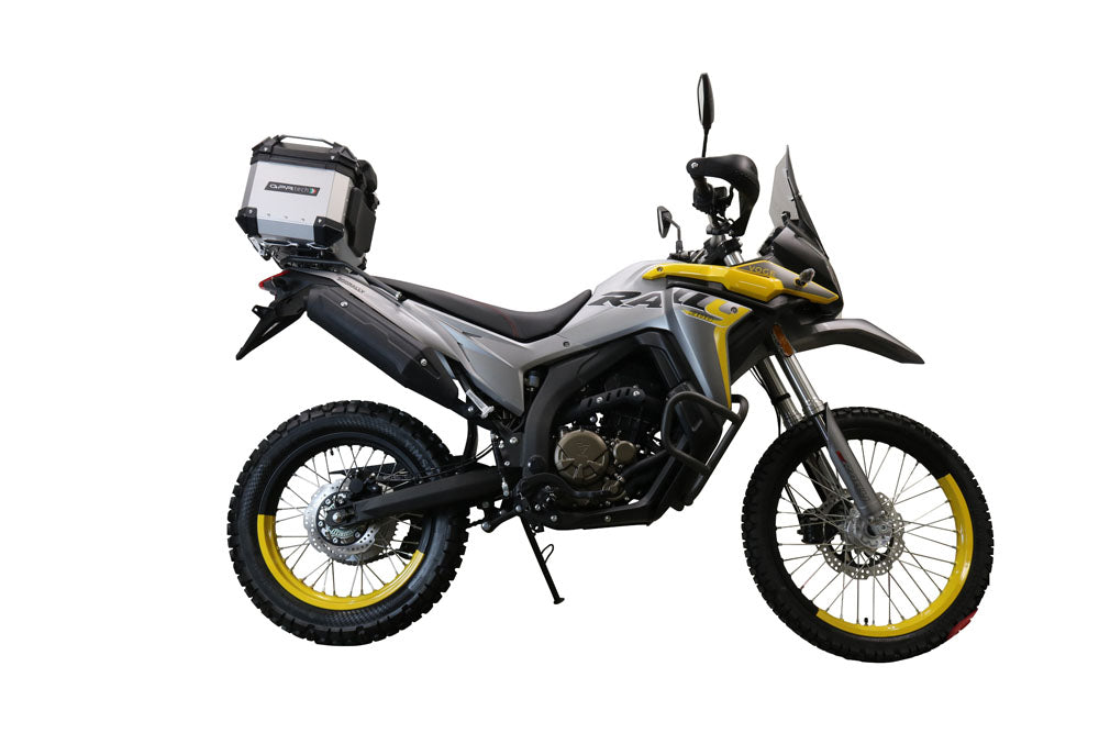GPR Tech Alpi-Tech 26L Aluminium Top Case with Specific Fitting Plate - Voge 300Rally (2022–2024) - Silver