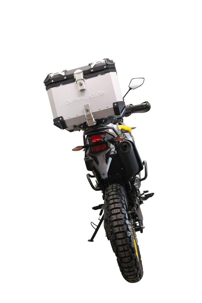 GPR Tech Alpi-Tech 35L Aluminium Top Case with Specific Fitting Plate - Voge 300Rally (2022–2024) - Silver - image 4