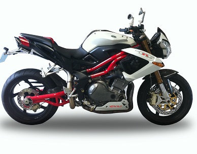 GPR exhaust Benelli Tnt 1130 2008-2016, Tiburon Poppy, Homologated legal slip-on exhaust including removable db killer and link pipe - GPR Exhausts