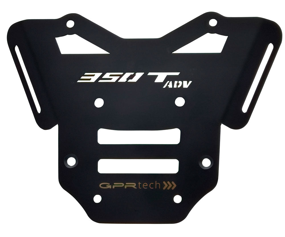 GPR Tech Alpi-Tech 35L Aluminium Top Case with Specific Fitting Plate - Zontes 350 T1 ADV (2022–2024) - Silver - image 2
