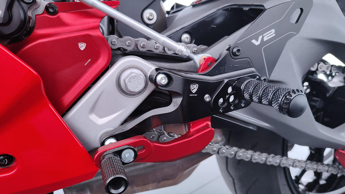 CNC Racing Adjustable Rearsets for Ducati Panigale V2 MY2025 - CNC Racing image 5