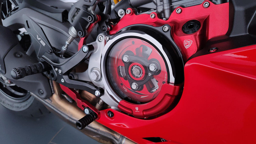 CNC Racing Clear Clutch Cover for Ducati Multistrada V2 – Panigale V2 – Streetfighter V2 MY2025 - CNC Racing image 11