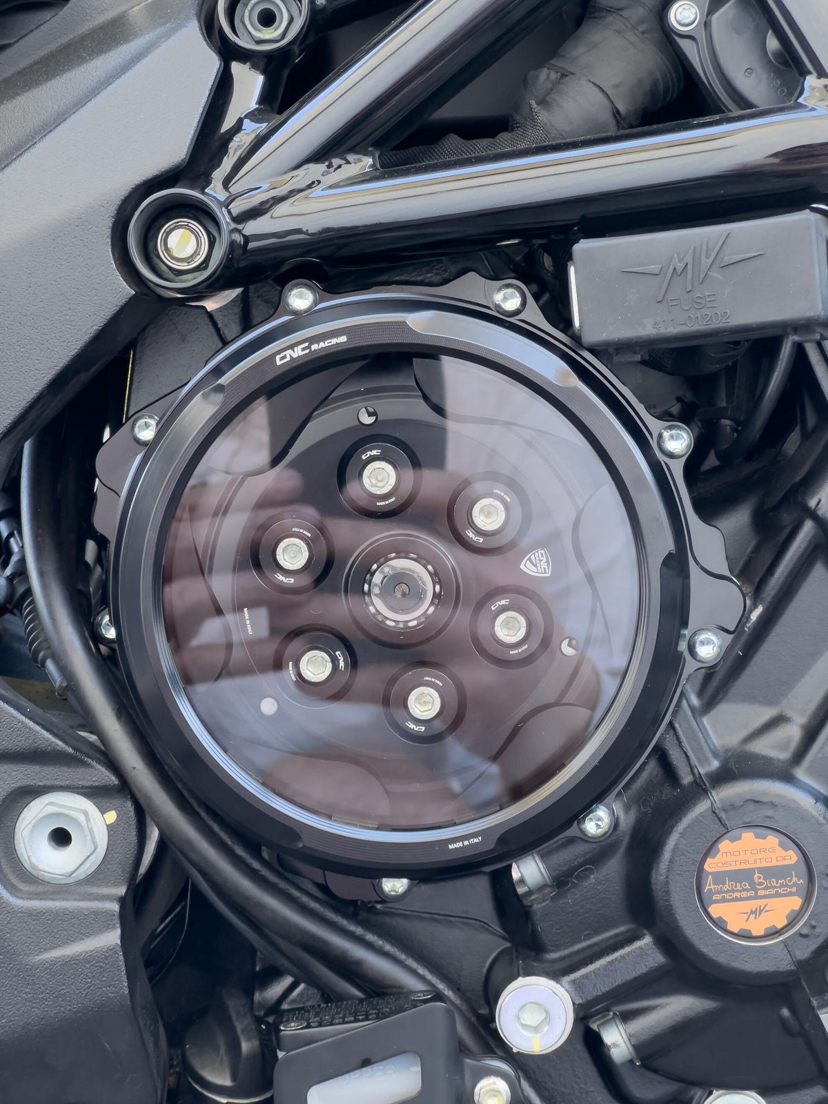 CNC Racing Clear clutch cover MV Agusta- hydraulic control - CNC Racing image 9