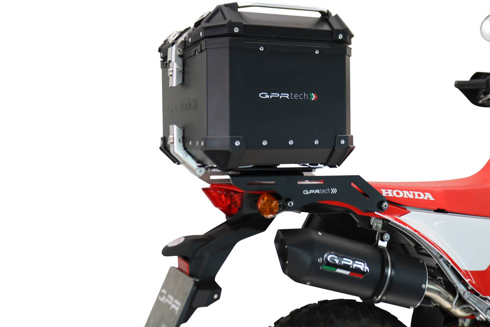 GPR Tech Alpi-Tech 26L Aluminium Top Case with Roof Rack & Specific Fitting Plate - Honda CRF 300 L / Rally (2021–2024) - Black - image 8