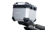 GPR Tech Alpi-Tech 26L Aluminium Top Case with Roof Rack & Specific Fitting Plate - Honda SH 125 (2017–2024) - Silver - image 3