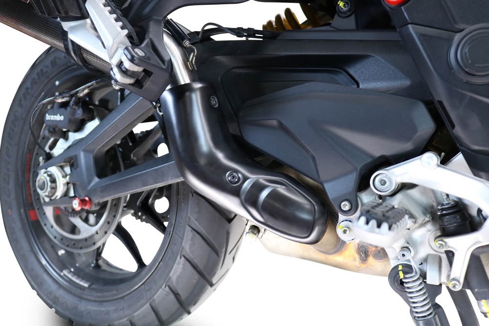 GPR exhaust Ducati Multistrada V4 - S 2022-2024, Dual Inox, Homologated legal slip-on exhaust including removable db killer and link pipe - GPR Exhausts