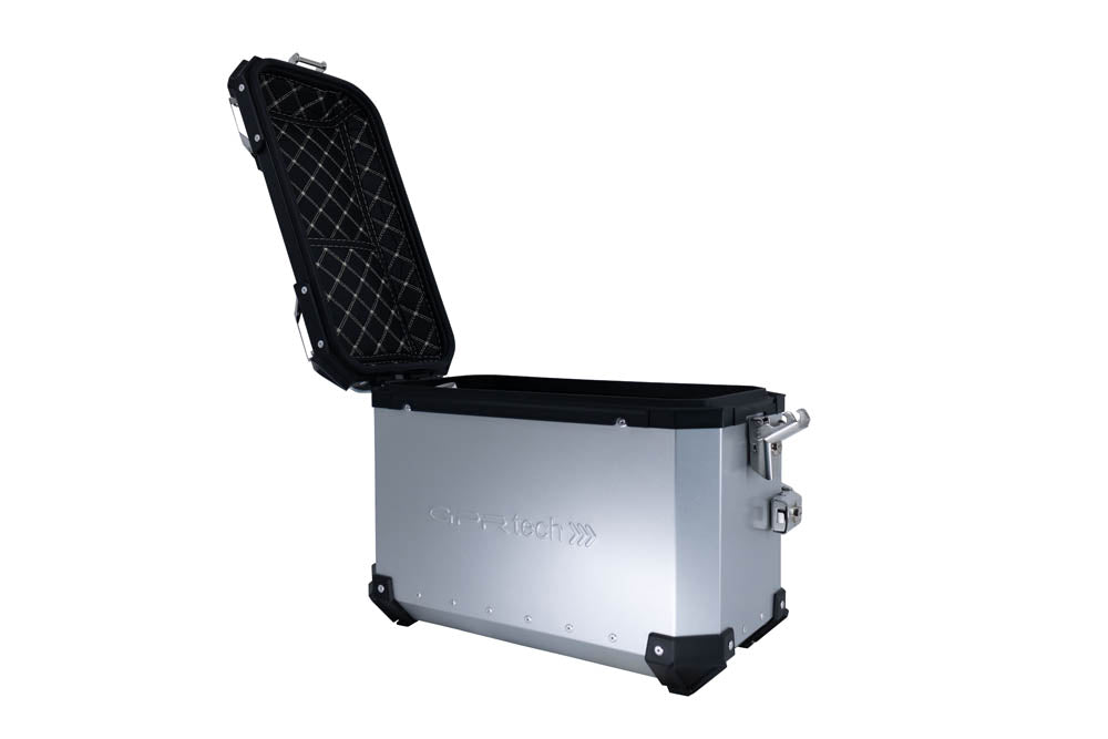 GPR Tech Industry 38L + 38L Aluminium Side Case Set - Silver - image 7