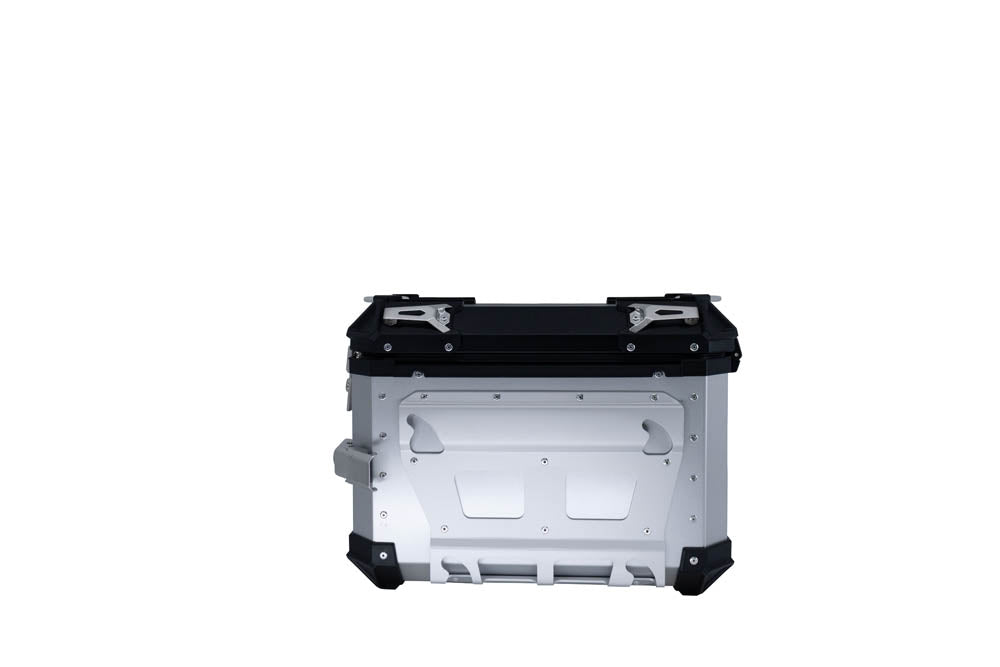 GPR Tech 38L + 32L Contoured Aluminium Side Case Set with Pannier Rack - BMW F 750 GS (2018–2020) - Silver - image 7