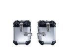 GPR Tech Industry 38L + 38L Aluminium Side Case Set - Silver