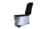 GPR Tech 38L + 32L Contoured Aluminium Side Case Set with Pannier Rack - BMW F 750 GS (2018–2020) - Silver - image 9