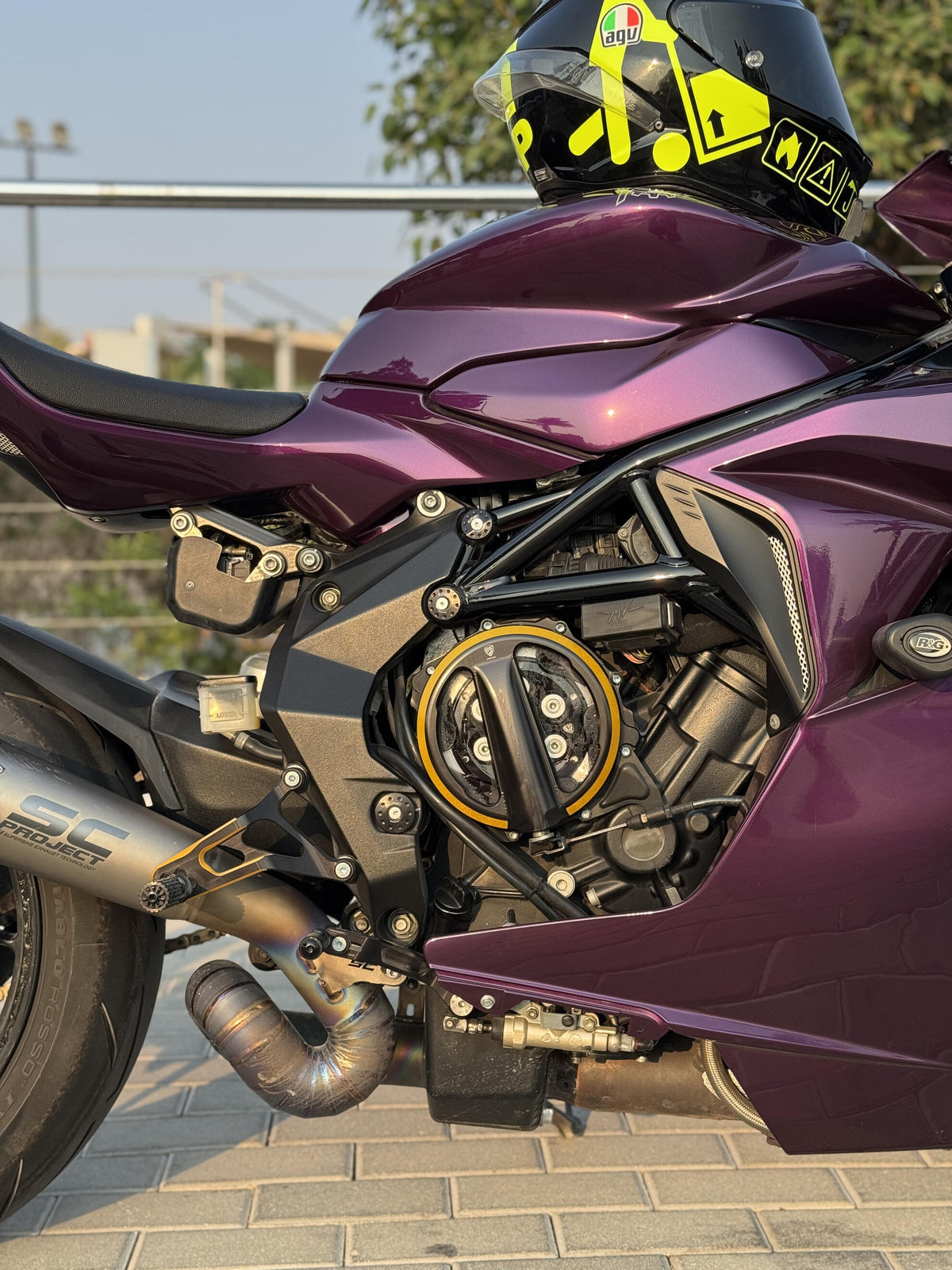 CNC Racing Clear clutch cover MV Agusta – cable control – Bicolor Edition - CNC Racing image 6