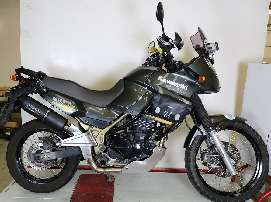 GPR exhaust Kawasaki Kle 500 1991-2007, Decat pipe - GPR Exhausts